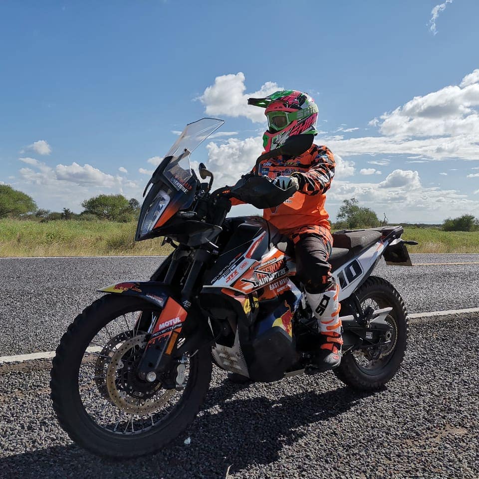 Kenyan biker Grace Mwari.