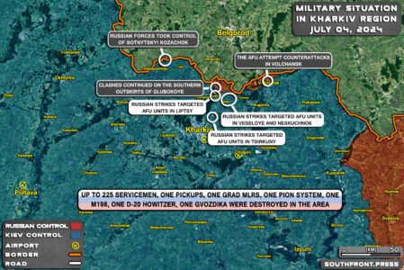 Military Situation On Ukrainian Frontlines On July 4, 2024 (Maps Update)
