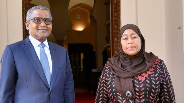 Dangote na Rais Samia
