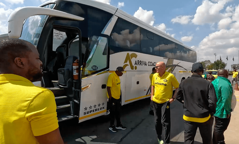Tanzanian side Yanga SC stranded after the bus provided by Mamelodi Sundowns broke down