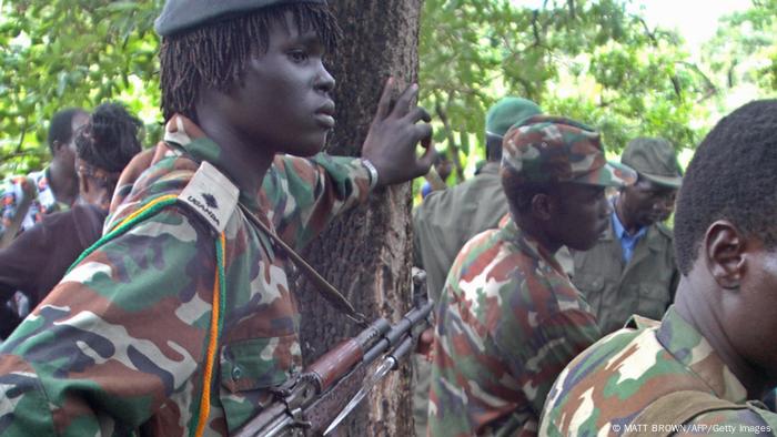 Sudan Lords Resistance Army Kämpfer aus Uganda