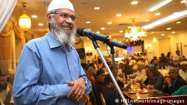 Controversial Indian Islamic preacher Zakir Naik