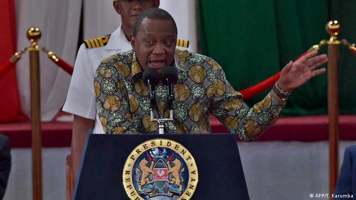 Kenia Symbolbild Wahlen und Social Media (AFP/T. Karumba)