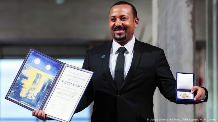 Norwegen l Verleihung des Friedensnobelpreis an Abiy Ahmed in Oslo (picture alliance/AP Photo/NTB scanpix/H. M. Larsen)