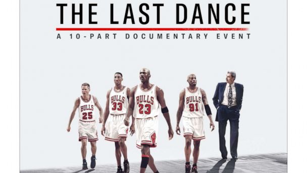 PHOTO: The poster of ESPN's documentary film, The Last Dance.