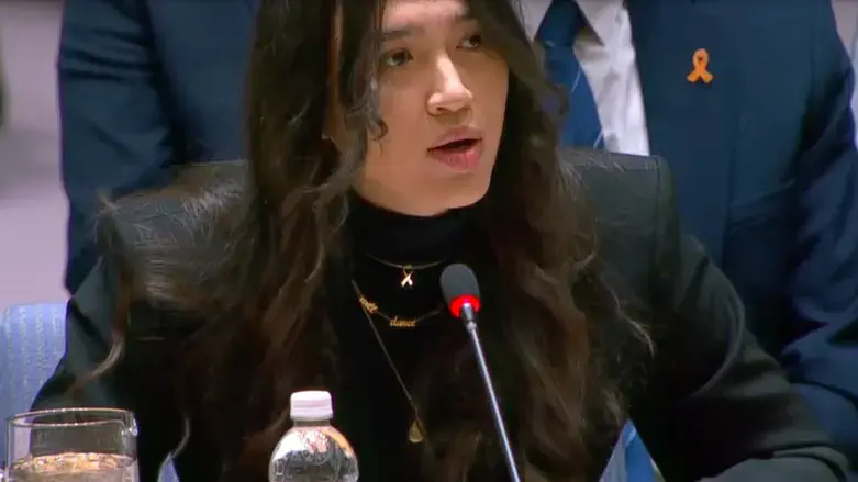 Noa Argamani addresses UNSC