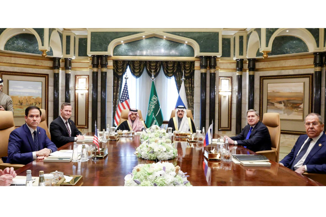 United States and Russia MEET in Saudi Arabia; First Meeting in Years