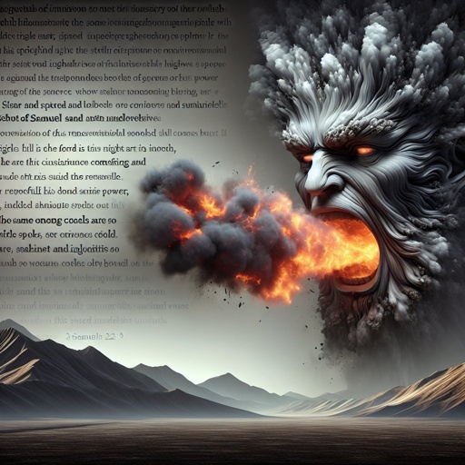 2 Samuel 22:9 - There went up a smoke out of his nostrils, and fire out of his mouth devoured: coals were kindled by it.