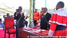 Tansania Amtseid des Präsidenten John Pombe Magufuli 