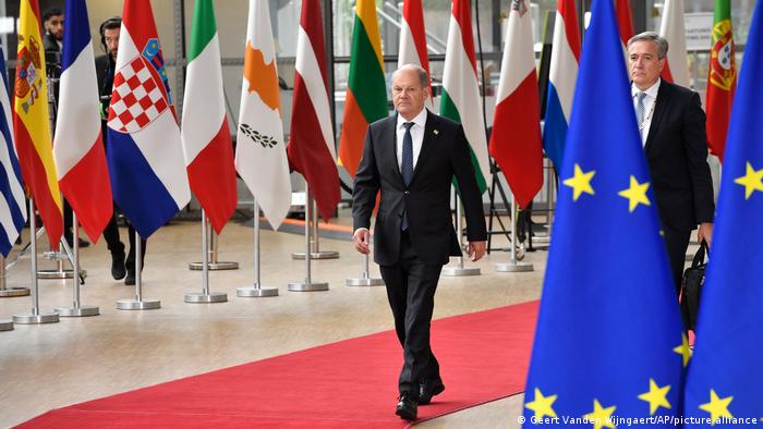 Belgien Brüssel | EU GIpfeltreffen - Olaf Scholz Belgien Brüssel | EU GIpfeltreffen - Olaf Scholz